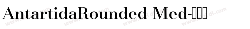 AntartidaRounded Med字体转换